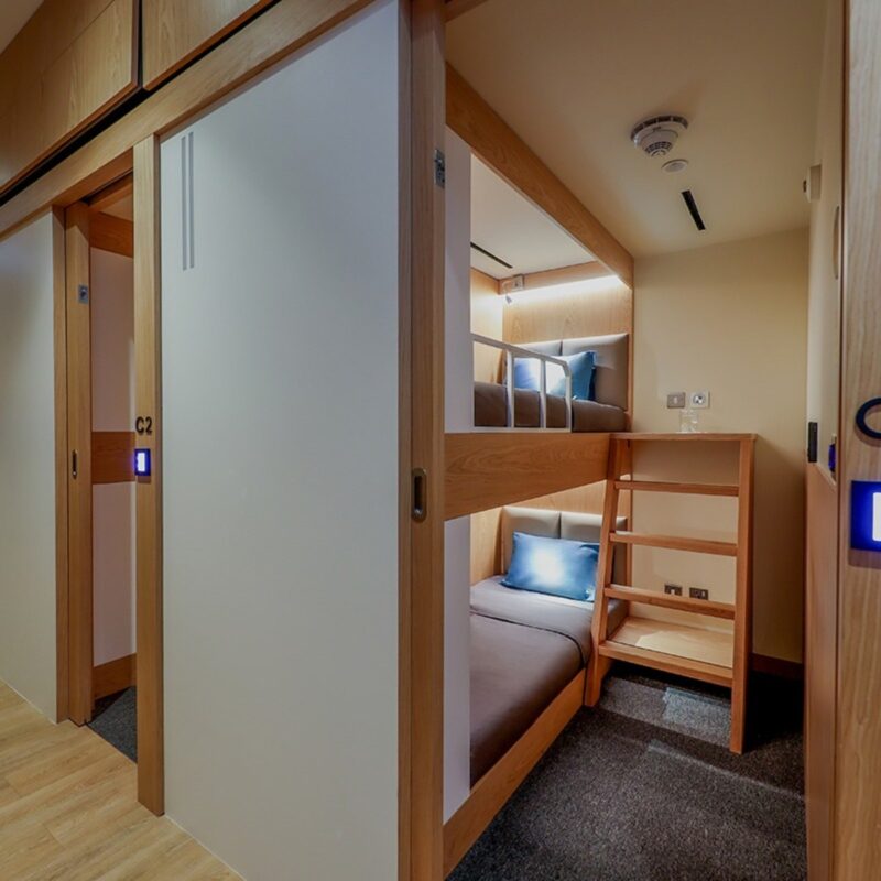 Sleep Pod at Doha Airport North Node -6 Hours